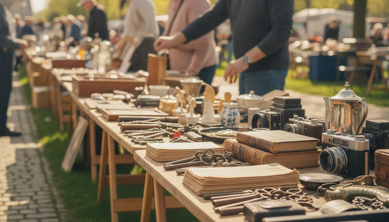 Schönfließer Flohmarkt: Trödel-Schatzsuche in Brandenburg