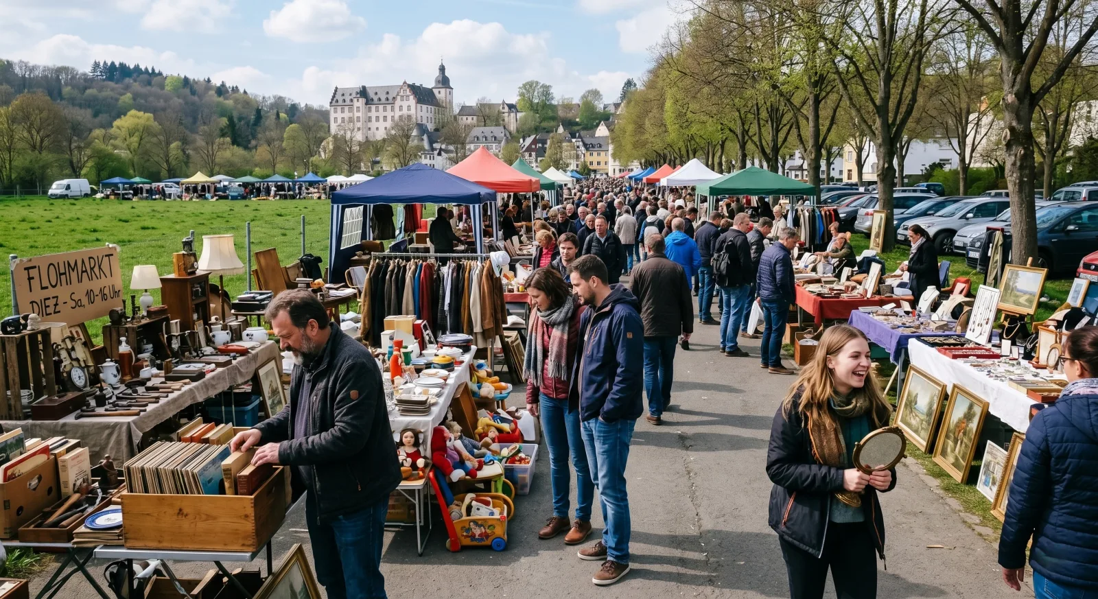 Markt-Portrait: Flohmarkt Diez-Oranienstein in Diez