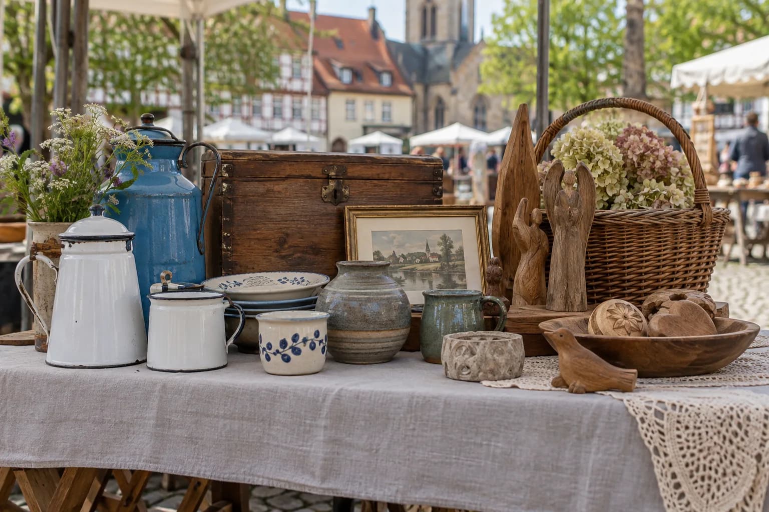 Flohmarkt Frankfurt am Main am Schaumainkai