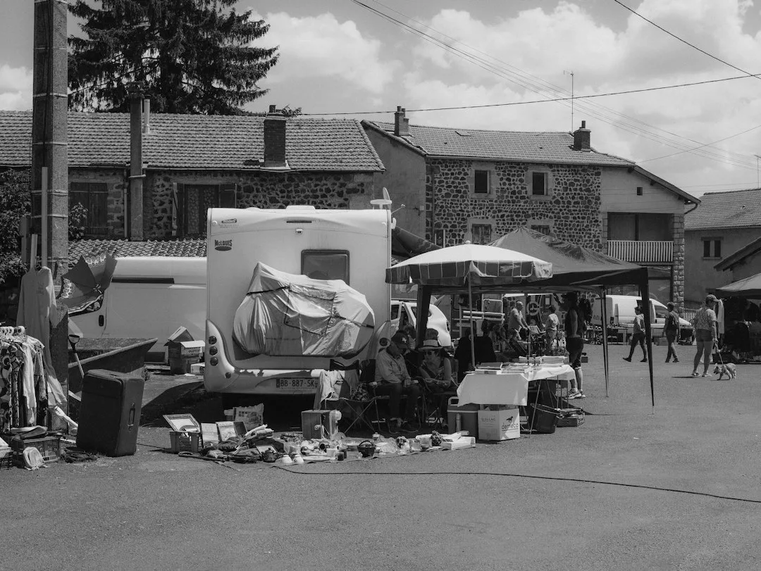 Flohmarkt auf dem Freibad-Parkplatz in Göppingen
