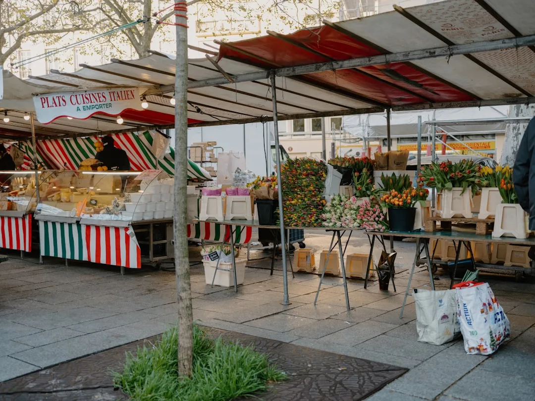 Flohmarkt Freiburg - Güterbahnhof Vorplatz der alten Zollhalle