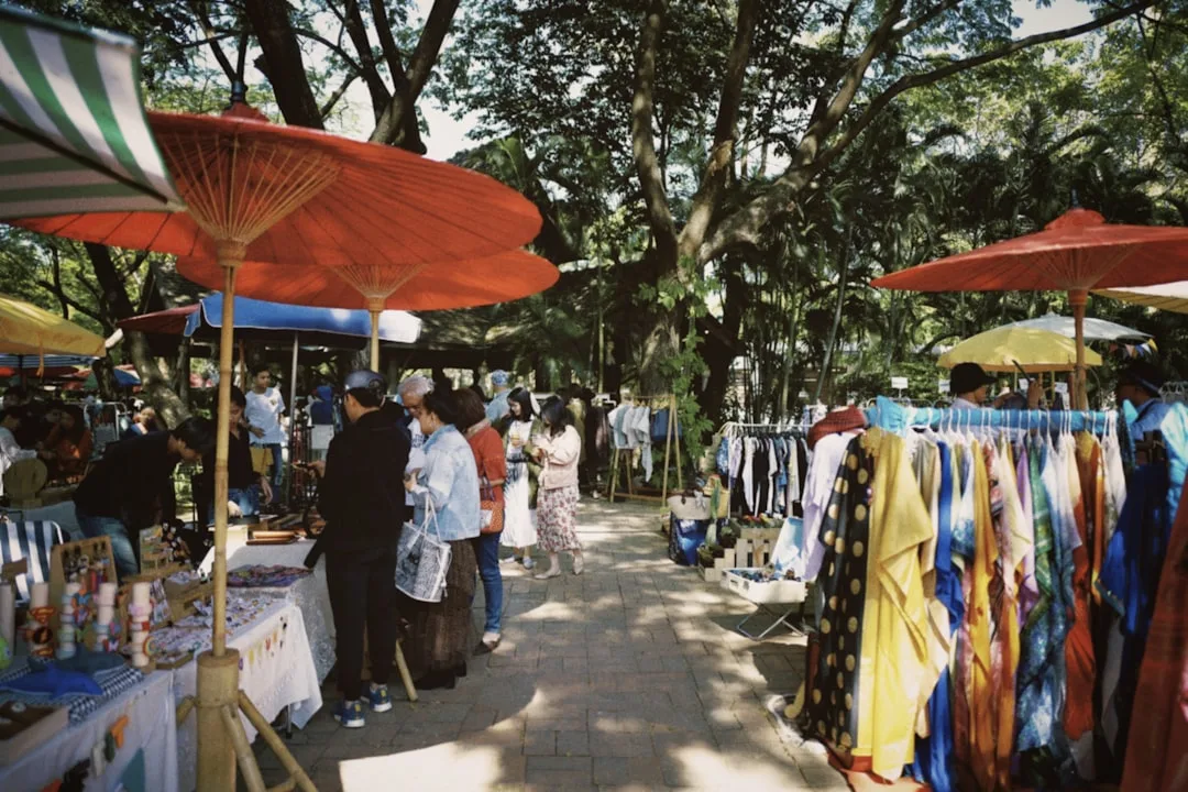 Flohmarkt in der Kieler Innenstadt